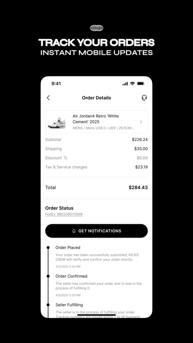 KICKS CREW iPhone screenshot 8 - Shopping app