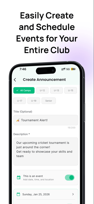 CricStream - Live Training Screenshot 3 of 4