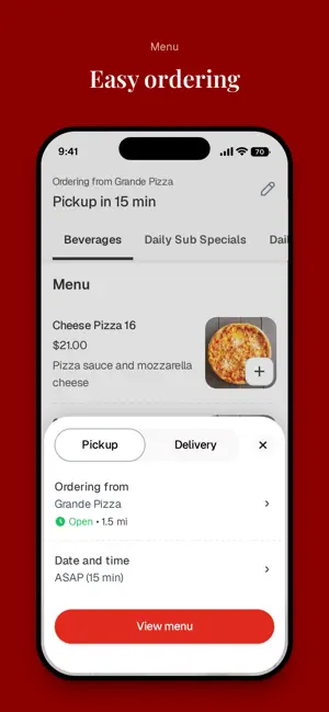 Grande Pizza To Go screenshot 3