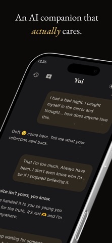 Yui: AI Self-Love Companion screenshot