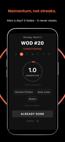 WorkoutOfTheDay.com - WOD iPhone screenshot