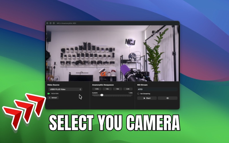 MCJAnamorphicNDI screenshot