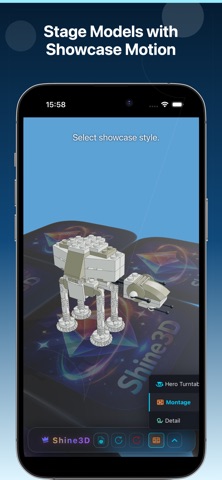 Shine3D - Pro 3D Viewer iPhone screenshot