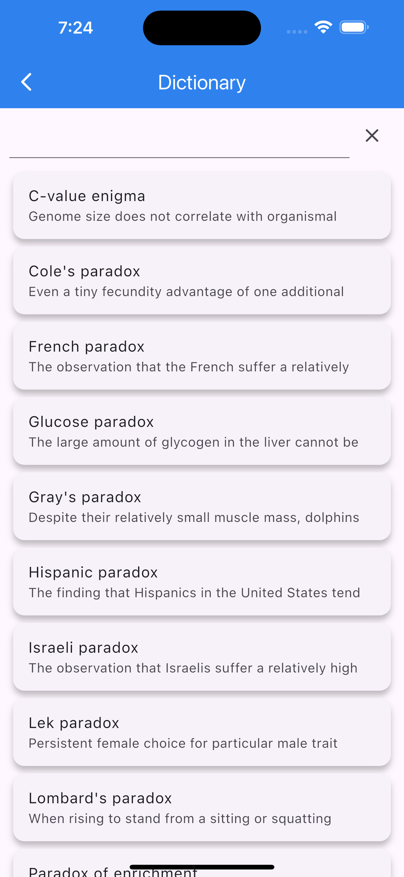 Paradoxes