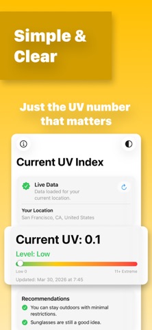 UV Index – Sun Exposure screenshot