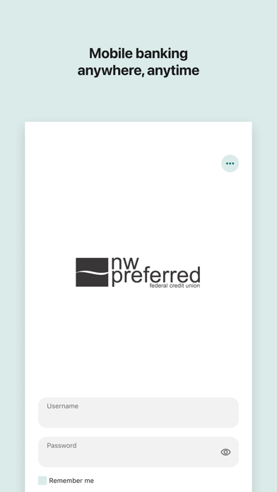 NW Preferred FCU app screenshot