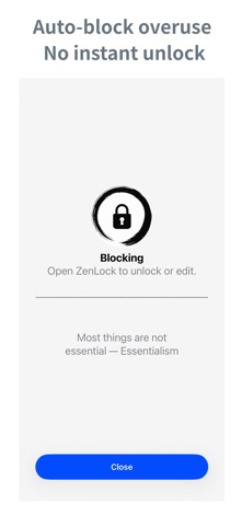 ZenLock – App Blocking App Screenshot 1 of 5
