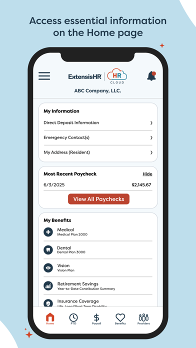 Screenshot 2 of ExtensisHR HRCloud App