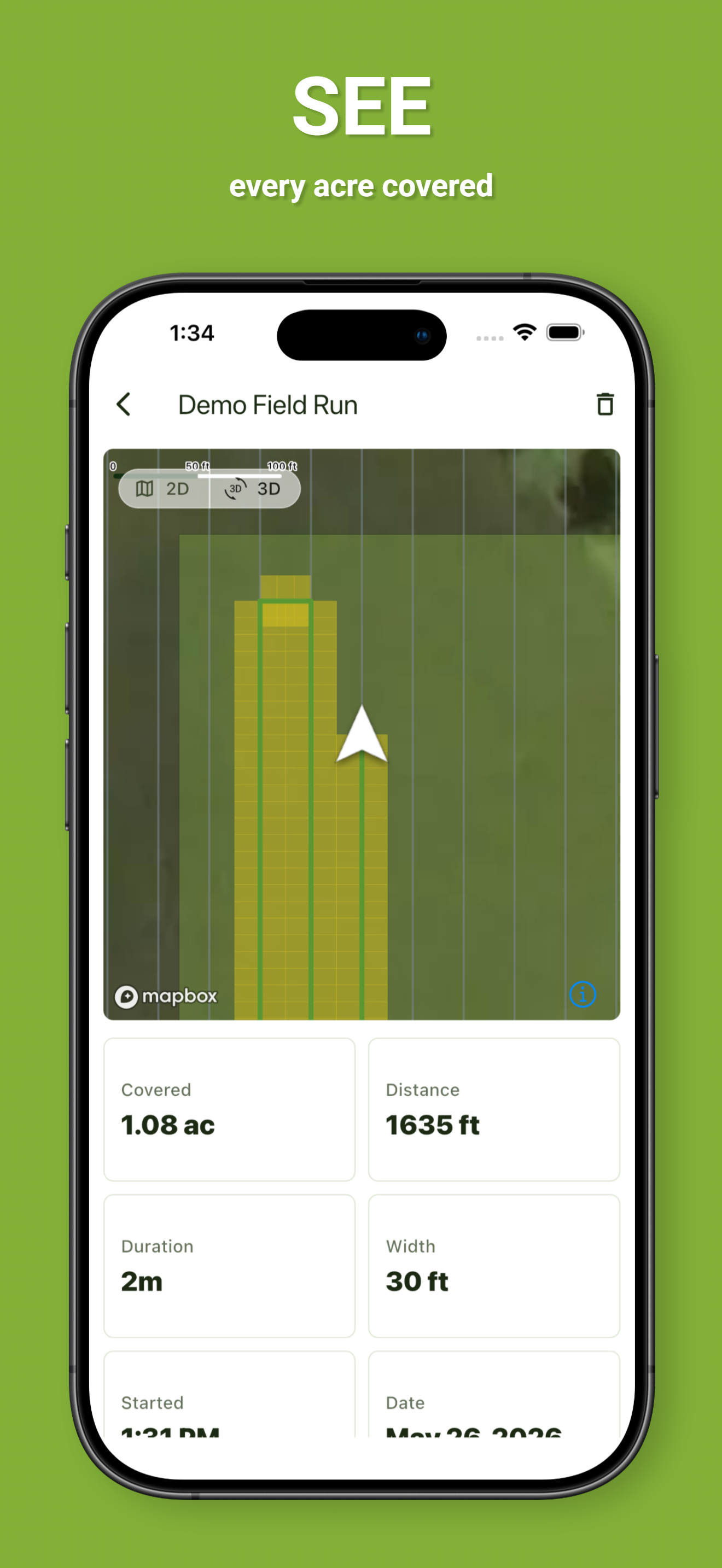 Acreo: Tractor GPS Guidance screenshot 3