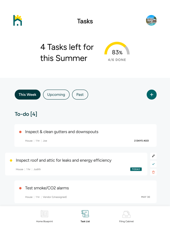 HomeLedger iPad screenshot 6 - Productivity app