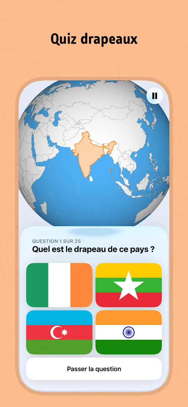 Screenshot #3 pour geotrainer : quiz géographie