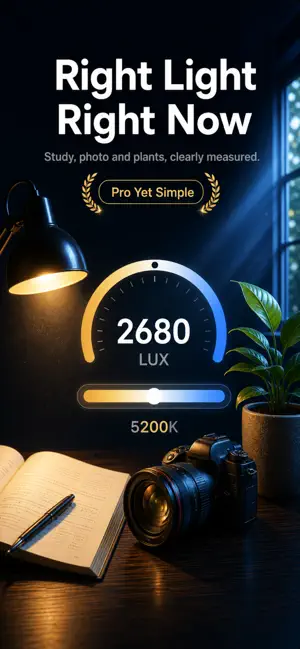 Light Meter Pro - Lux Measure screenshot 1