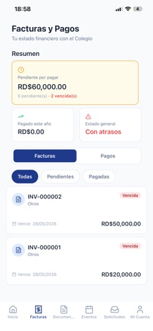 APP CDC iPhone screenshot
