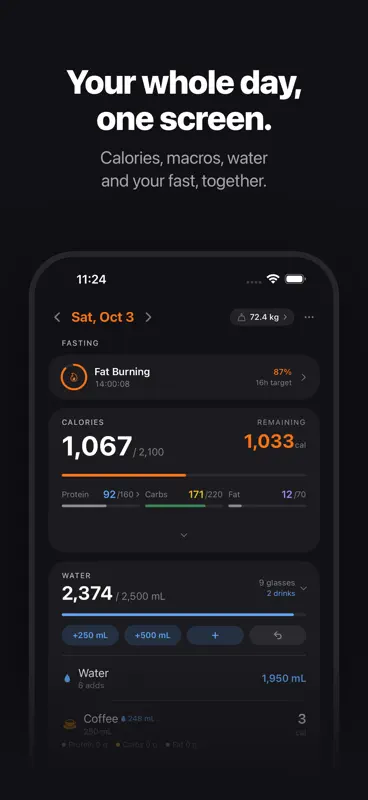Tare: Calorie & Macro Tracker screenshot 1 of 10