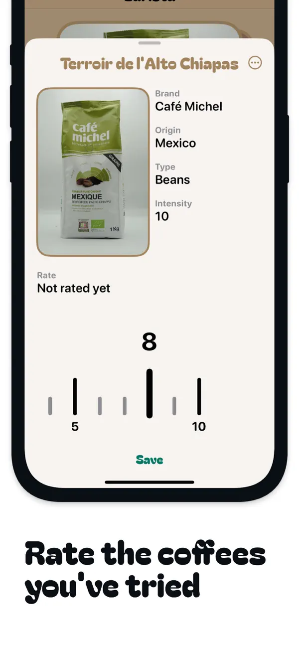 Screenshot #2 pour Barista • Quick Coffee Journal