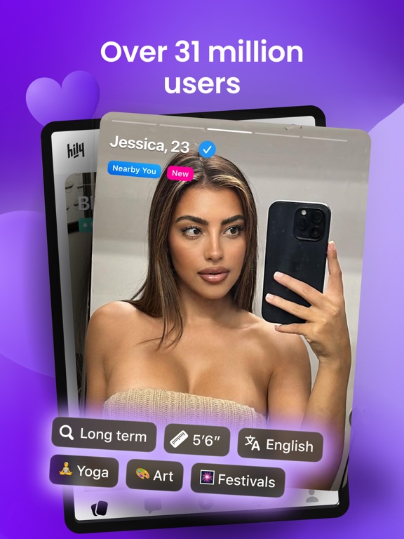 Hily: Dating App. Chat & Flirtのおすすめ画像2