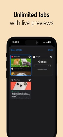 Tango - Privacy browser Screenshot 5 of 6
