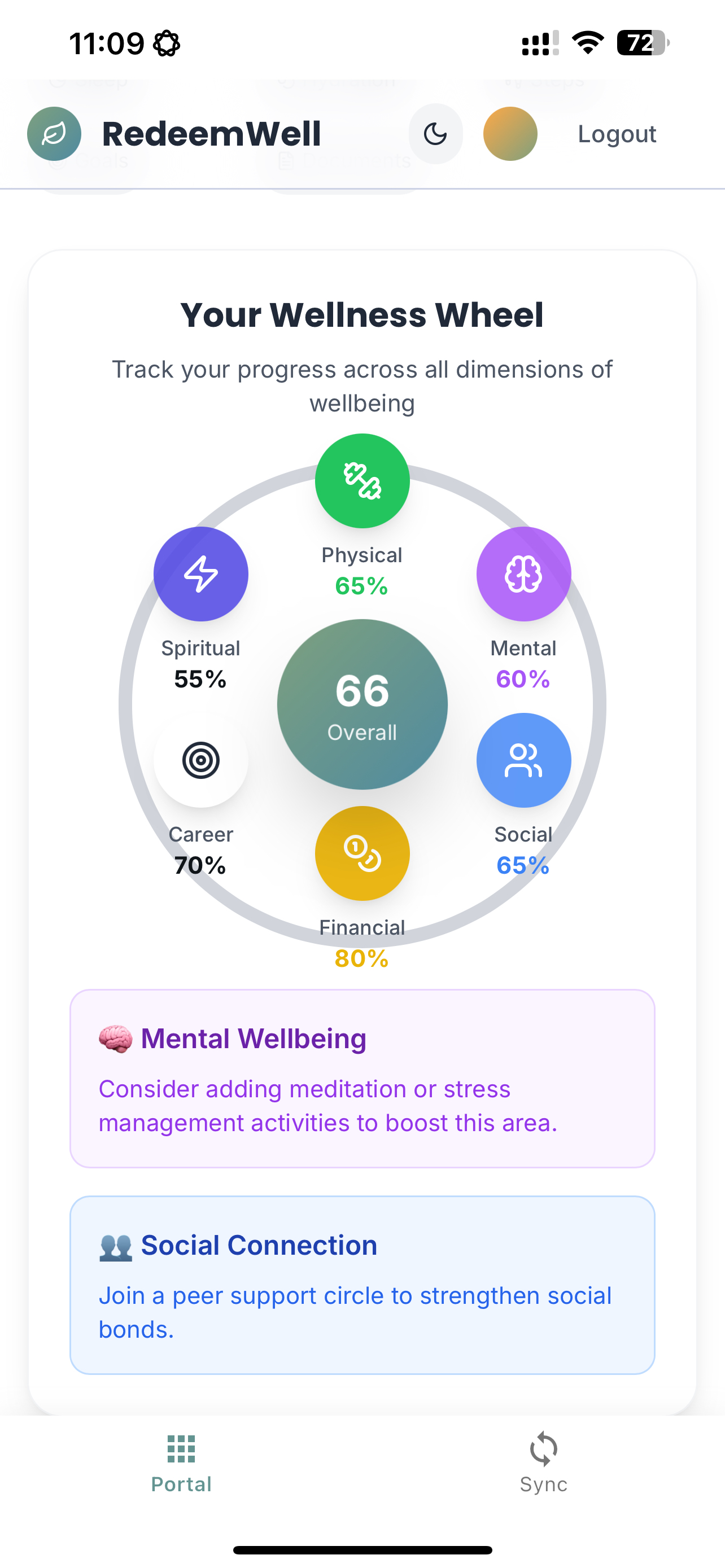 RedeemWellBeing screenshot 3