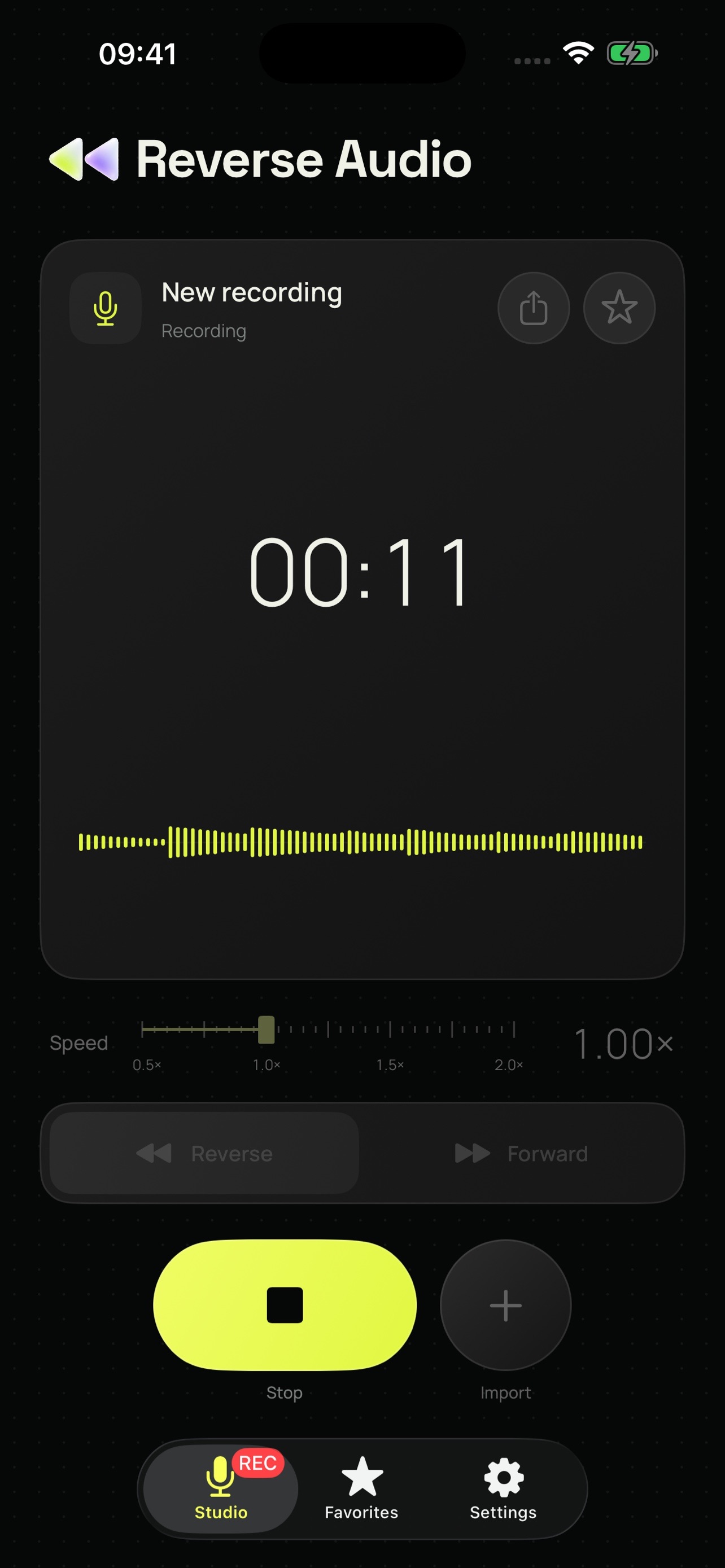 Screenshot 2 of Re Audio - Record & Reverse
