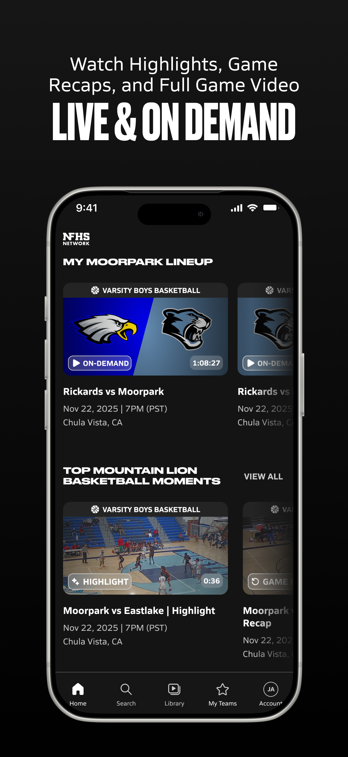 NFHS Network screenshot 4