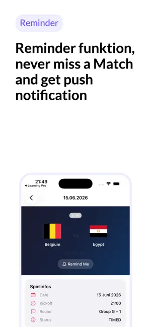 Soccer 2026 — Live Scores iPhone screenshot 5