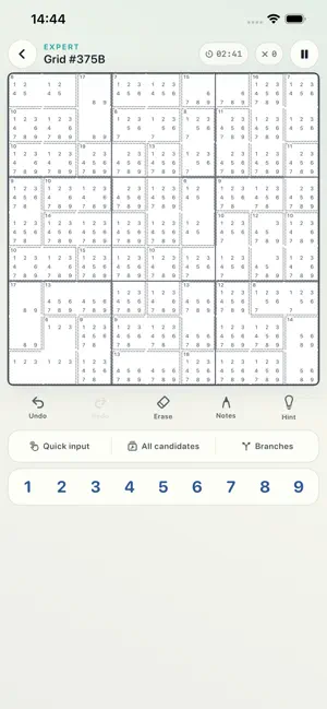 Killer Sudoku: Quick Notes screenshot 1