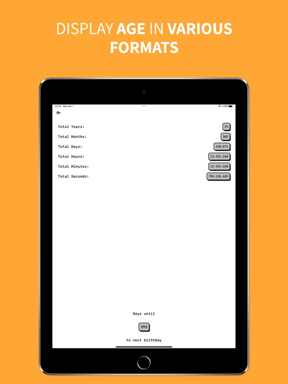 Screenshot #6 pour Age Calculator - Decimal Age