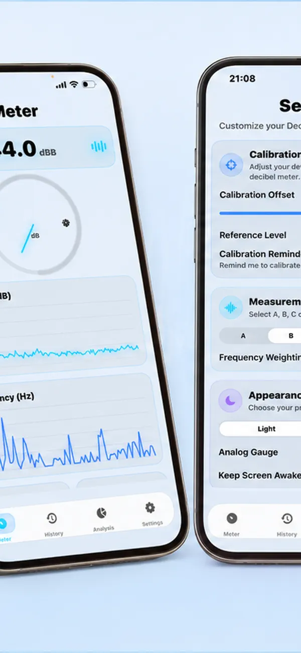 Screenshot #3 pour Decibel Meter - Analyzer Pro