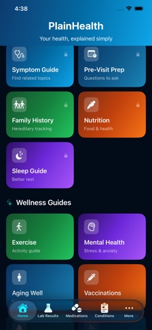 PlainHealth screenshot