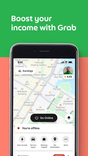 Captura de pantalla de Grab Driver: App For Partners en iPhone 1