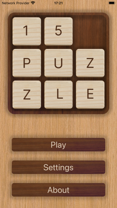15 Puzzle - An Accessible Game Screenshot