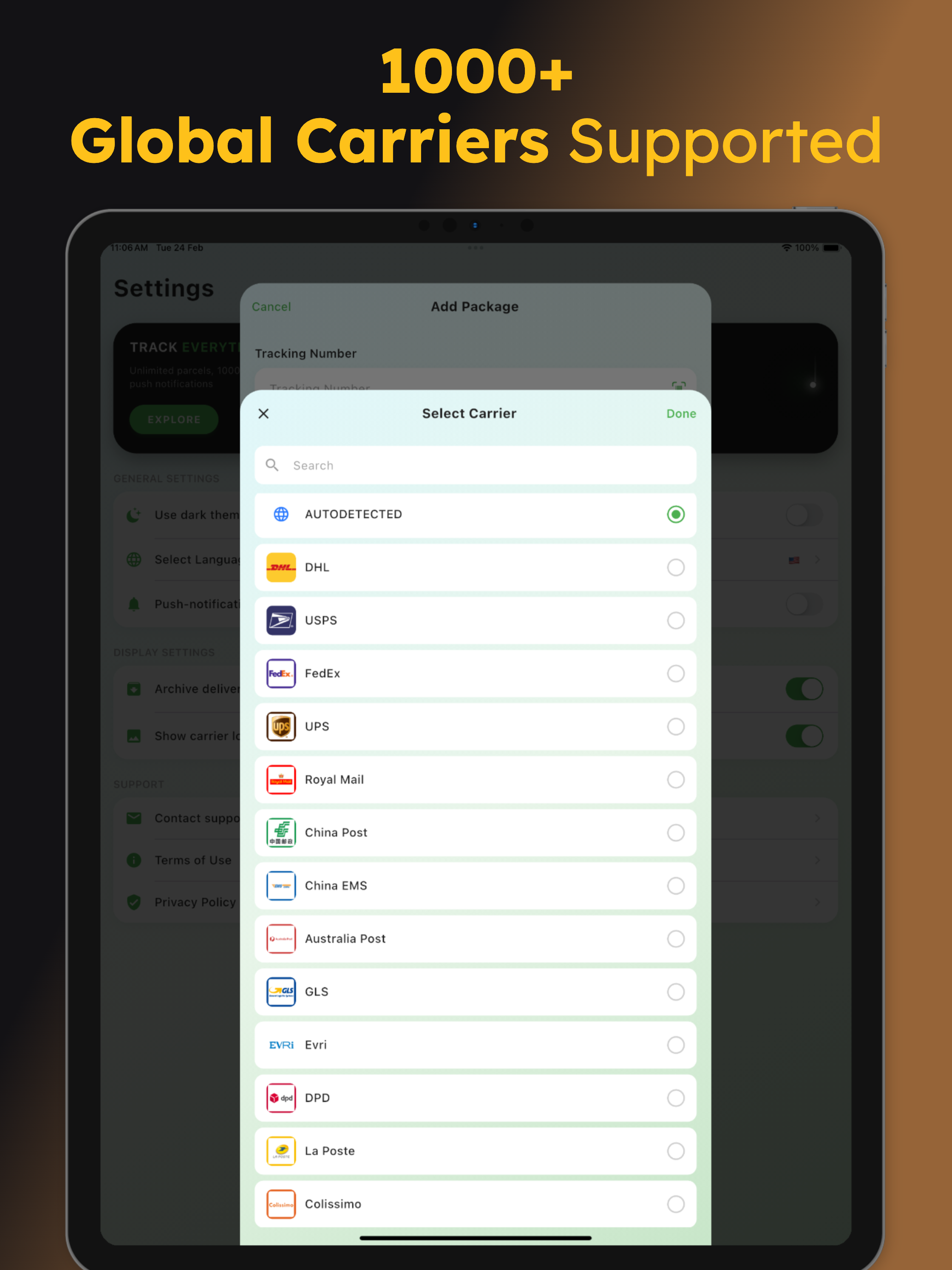Package Tracker - UPX screenshot 11