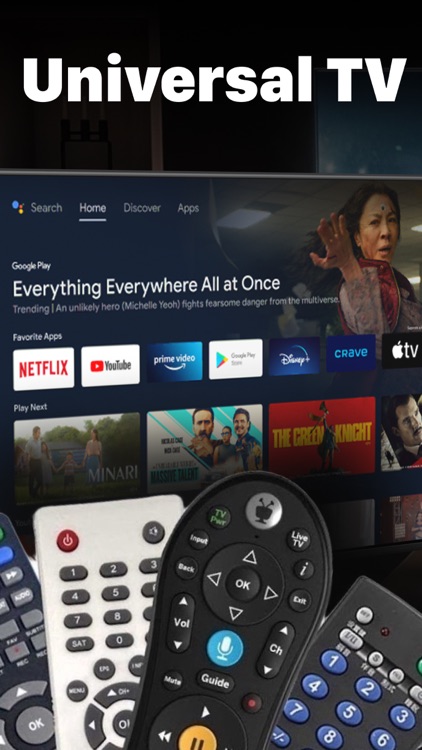 Universal TV Remote Control •