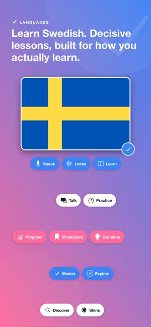 Speak Swedish - NowFluency screenshot 1