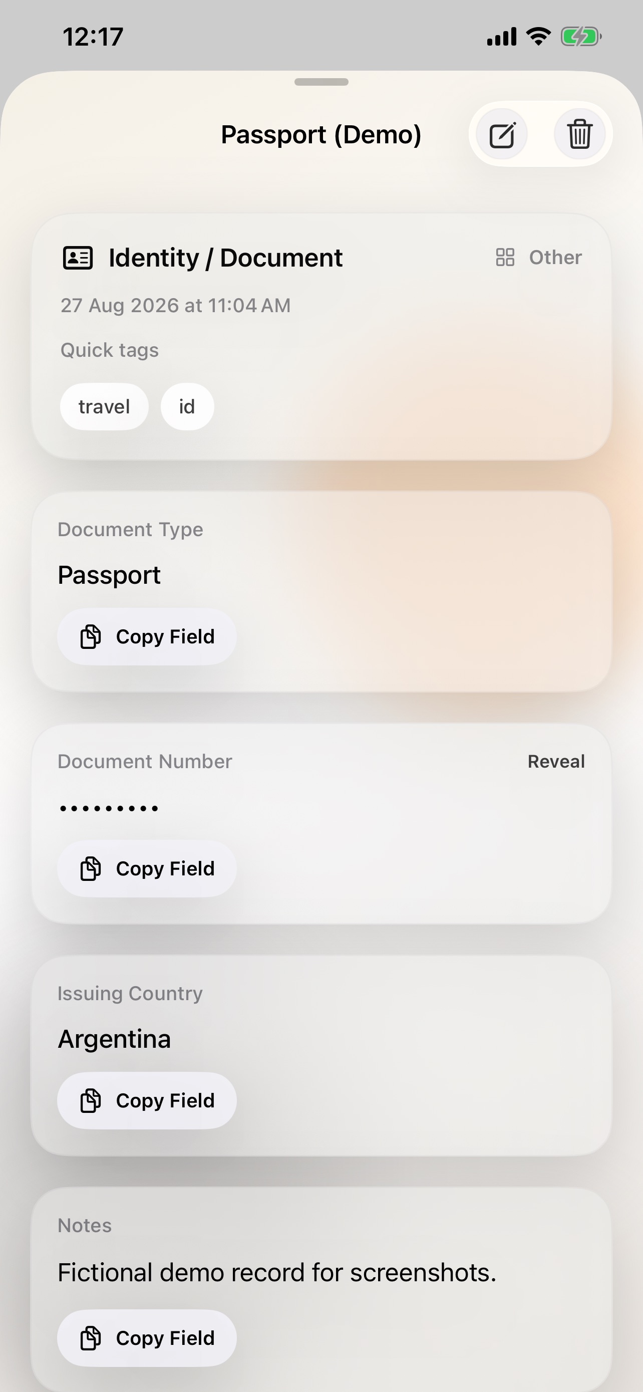 Screenshot 4 of Simple Secret