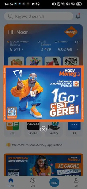 Moov Money CI screenshot 1