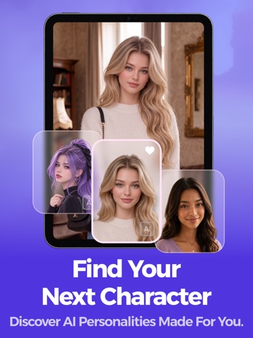 AI Girlfriend Chat: Jelly iPad screenshot 1