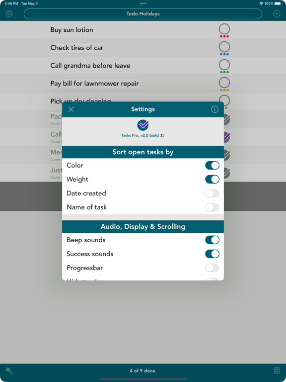 Screenshot #6 pour Tasks Pro