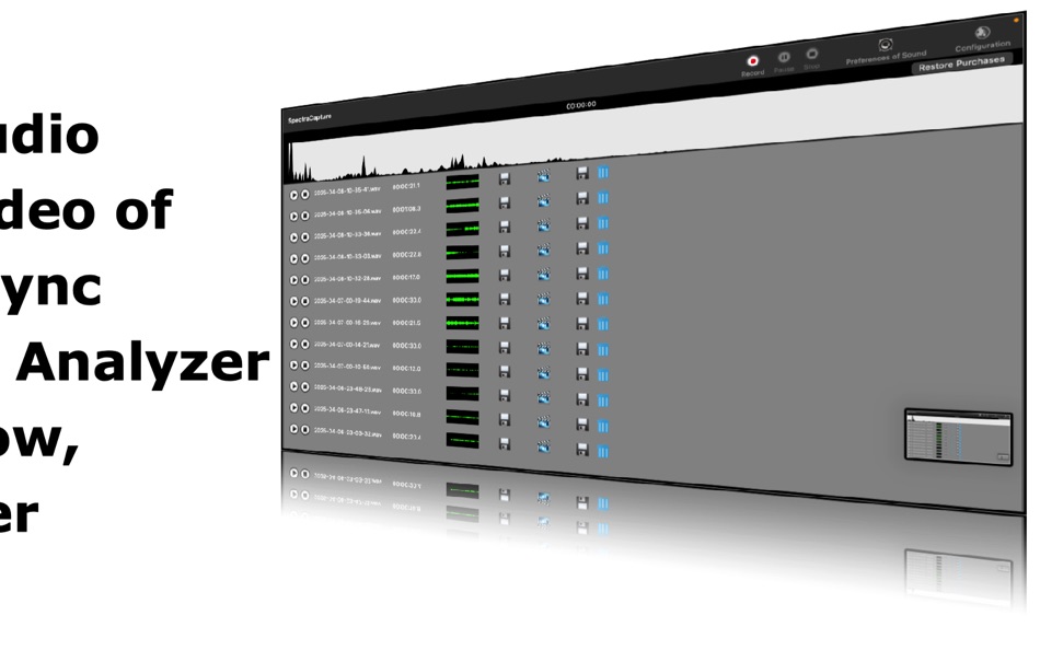 #2. Spectrum Analyzer Recorder (macOS) 来自: Alessandro Gimenes Ferri