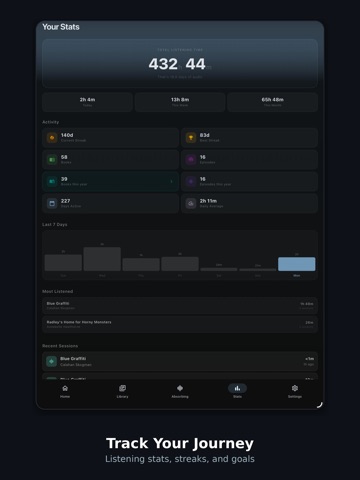 Absorb - for Audiobookshelf iPad screenshot 3