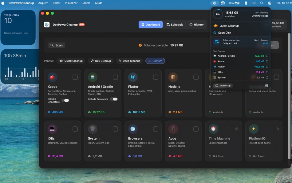 #8. DevPowerCleanup (macOS) By: Tiago Becker