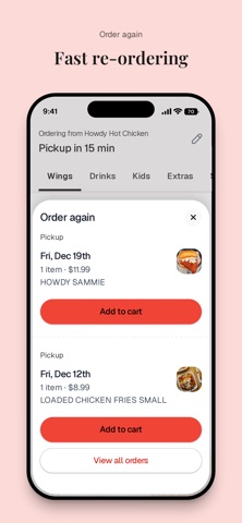 Howdy Hot Chicken To Go iPhone screenshot