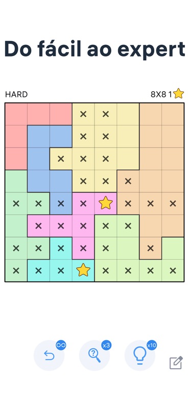 Star Battle: puzzle lógico screenshot 3