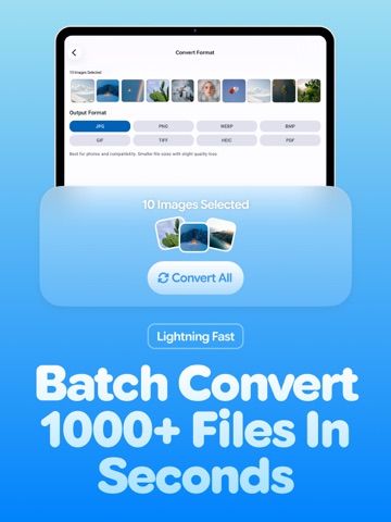 Image Converter: Batch Resize iPad screenshot
