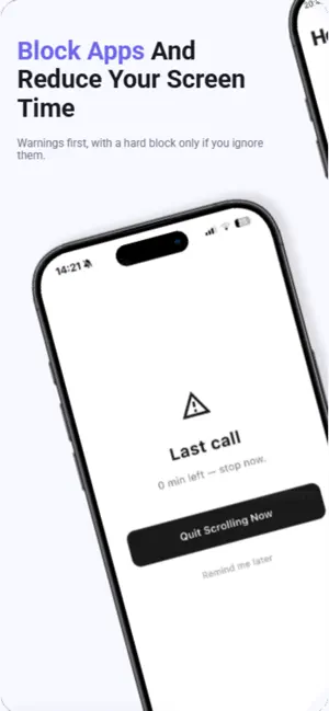 Quit: Screen Time Blocker screenshot 1