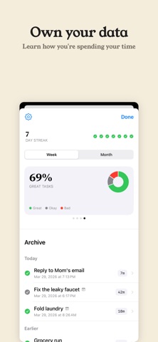 1Task: Focus timer Screenshot 4 of 4