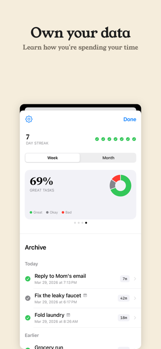 1Task: Focus timer Screenshot 4 of 4