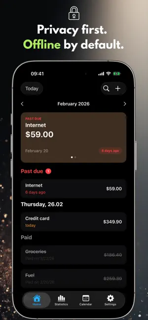 Payment Calendar: Bill Tracker screenshot 3