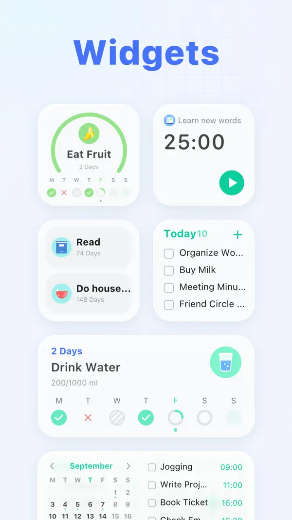 TickTick:To Do List & Calendar iPhone App Screenshot 9 – Produktivität