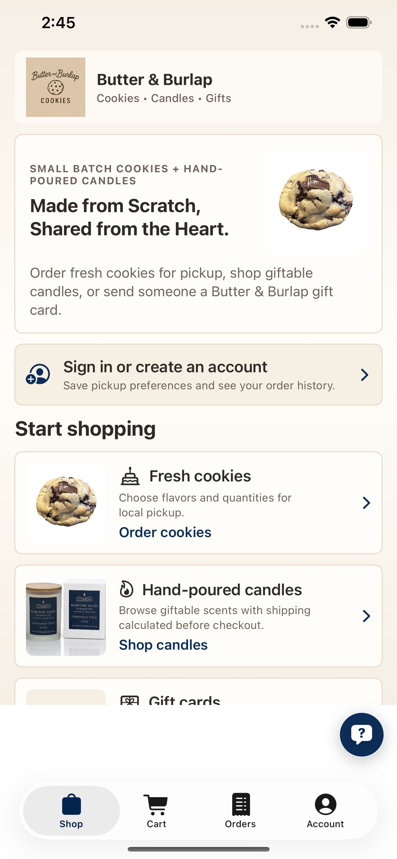 Screenshot 1 of Butter & Burlap